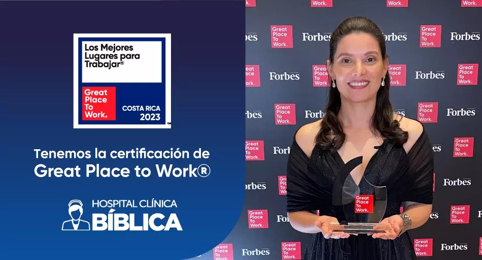 Hospital Clínica Bíblica se coloca dentro del top 30 del Ranking Great Place to Work® 2023 en Costa Rica