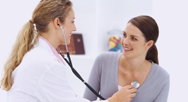 Chequeo médico para mamá