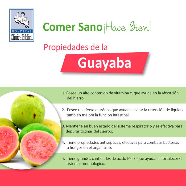 Propiedades de la guayaba